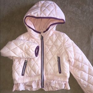 Michael Kors girls 3T blush winter jacket